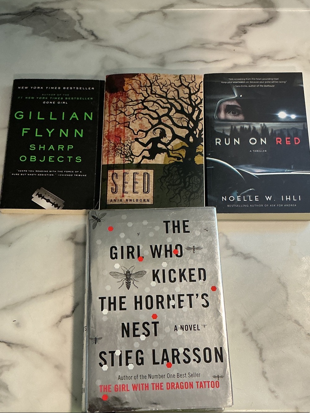 Mixed Thriller Books Hardback and Paperback